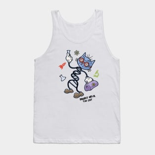 Double Helix the Cat Tank Top